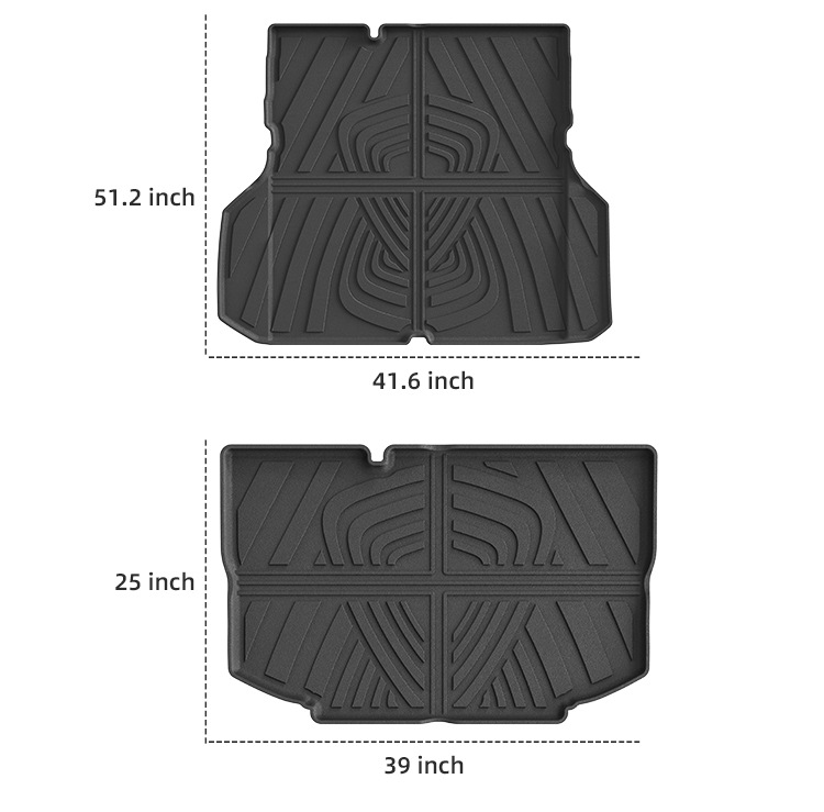 Suitable for 15-25 Models of Proton Persona/Iriz Car Floor Mats Tpe Floor Mats and Trunk Mats