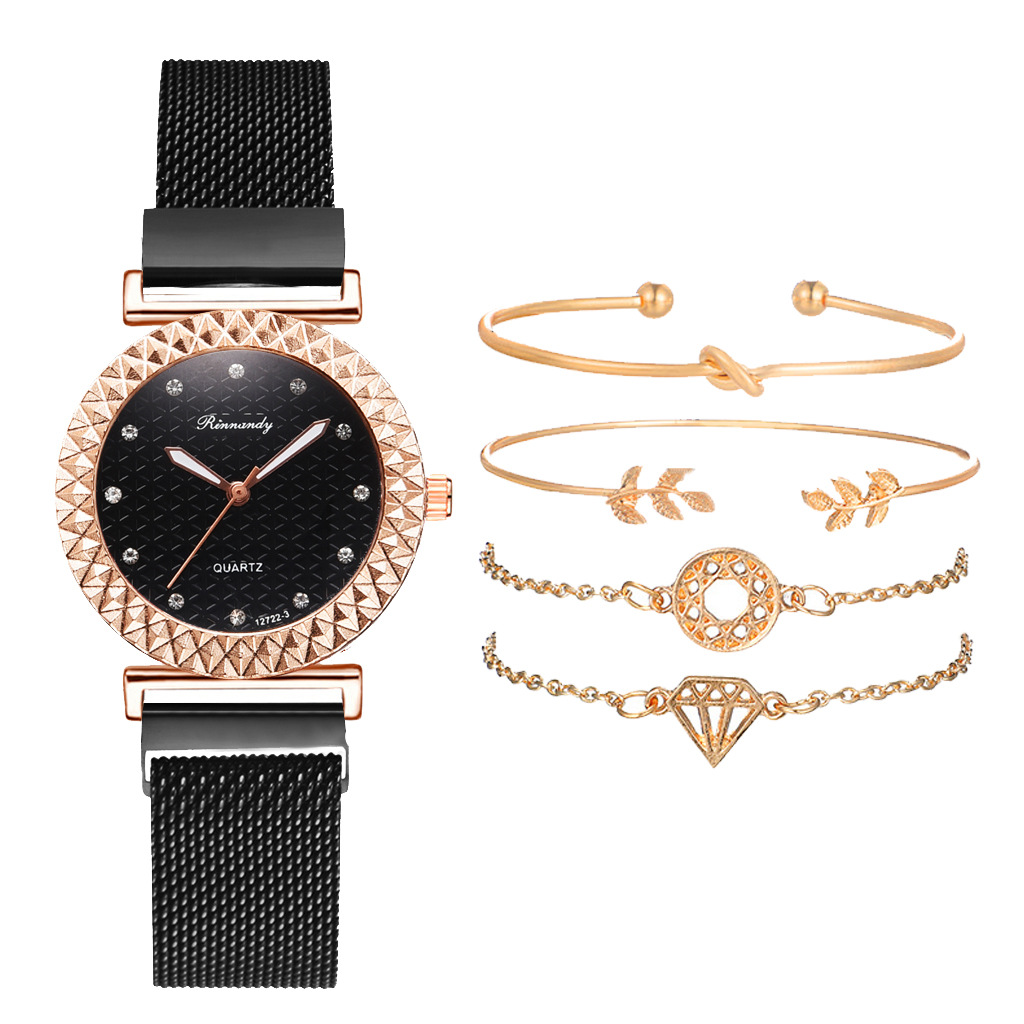 Casual Geometric Magnet Buckle Quartz Women's Watches display picture 23