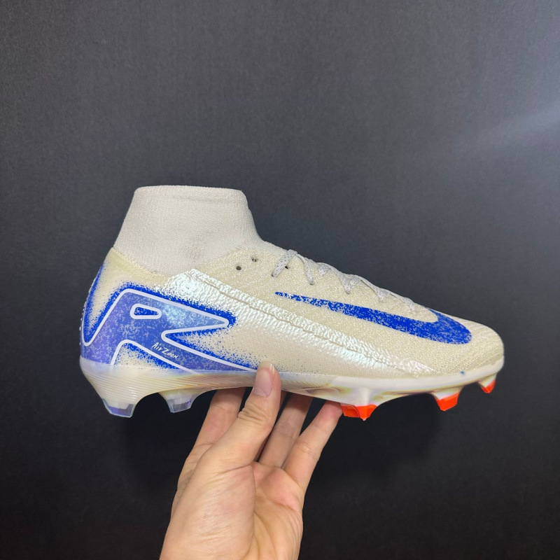 Zapatos de comercio exterior Superfly zapatos de fútbol de combate real para hombres Assassin 16 zapatos deportivos de punto de alta altura zapatos de fútbol de moda FG para mujeres