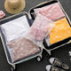 Thin Daisy zipper bag PE frosted ziplock bag underwear socks packing bag travel clothing storage bag wholesale