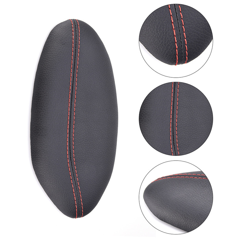 Cross-border automotive interior products leg cushion universal wholesale ultra-fiber leather stitching central control side leg cushion