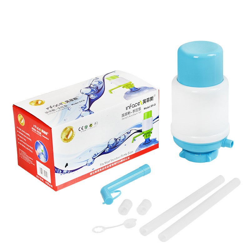 Bomba de agua de cañón simple infis dispensador de agua de presión de mano dispensador de agua pura