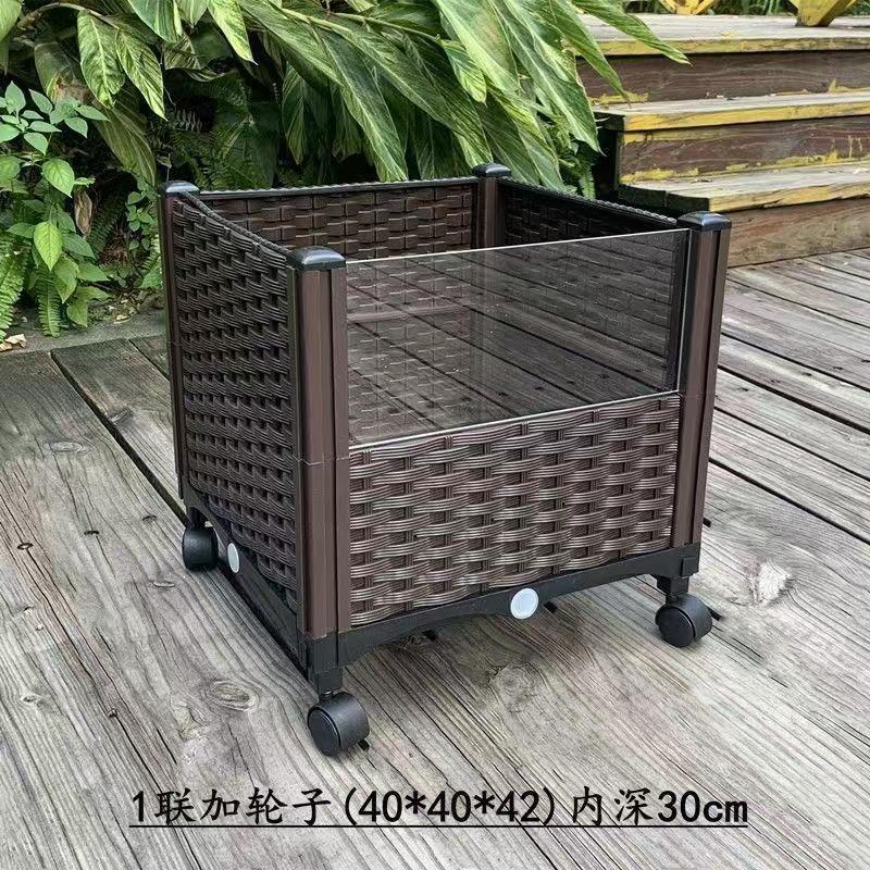 龟专用饲养箱陆龟半水龟缸生态造景箱 安缘台缘养殖箱|undefined