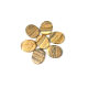 Mobile phone bracket small oval Worry stone natural stone thumb finger massage stone two sides flat 25*30mm