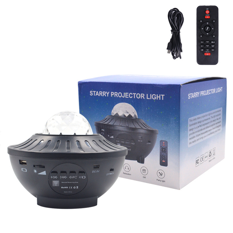 Sentado en la luna, astronauta, nebulosa, luz de proyección aérea, astronauta creativo, luz nocturna, audio Bluetooth, proyector, luz ambiental