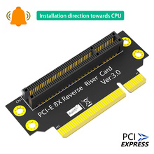 PCI-E 1X 4X 8X 16X 3.0显卡测试转接板转向卡 1U 2U服务器机箱