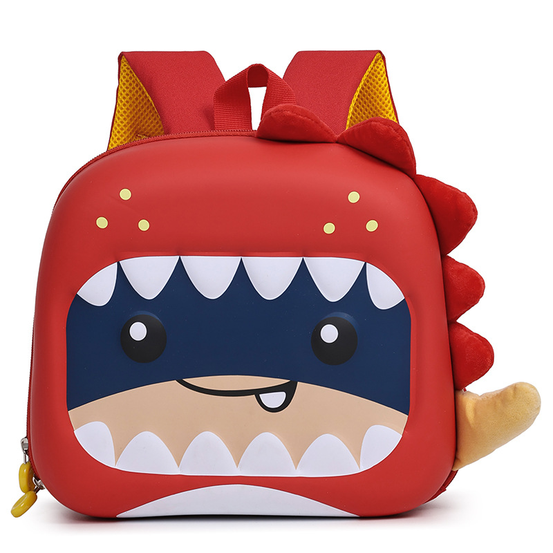 Bolsa infantil transfronteriza dinosaurios de dibujos animados bolsas escolares para niños en jardín de infantes nuevas mochilas preescolares respirables lindas