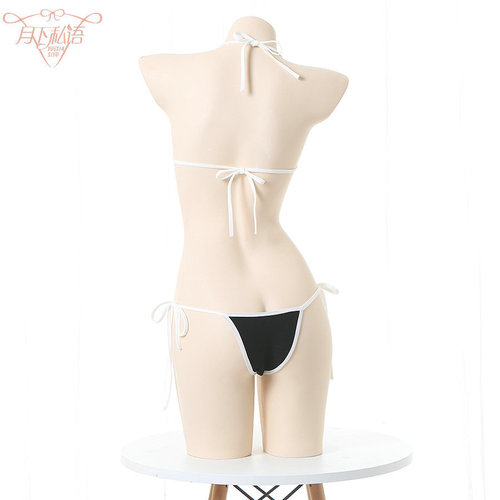 Whisper under the Moon New Style Tie Three Points Sexy Shikushui Swimsuit Manufacturer Dropshipping
