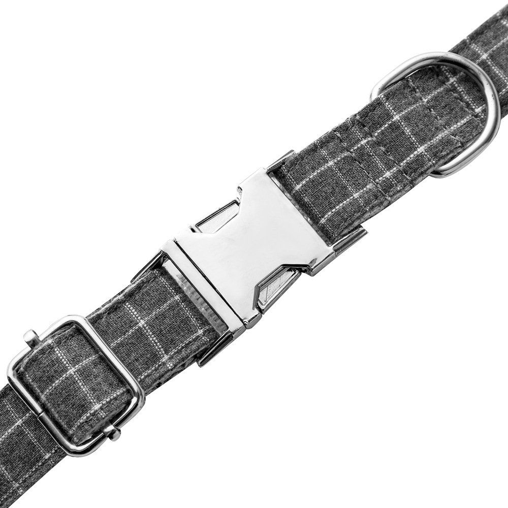 Fabricantes de stock transfronterizo cuadrado perro collar de arco de perro collar de aleación de collar de perros collar de mascotas