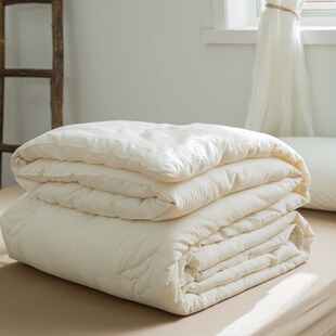 Class A baby grade pure cotton soybean fiber quilt natural color non-dyed spring and autumn quilt cotton baby winter quilt air conditioning quilt