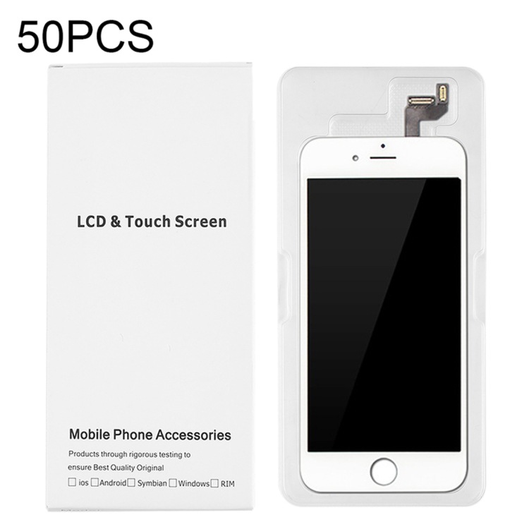 50 una venta adecuada para iPhone 6s & 6 LCD Touch Assembly Caja blanca