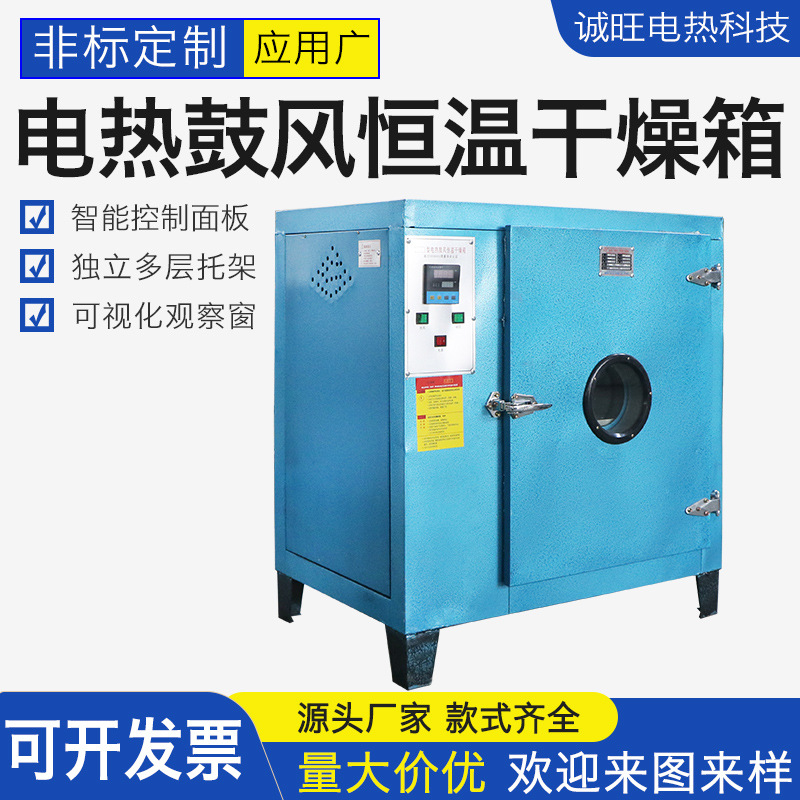 工业烤箱101系列电热恒温鼓风干燥箱 镀锌内胆热风循环烘干箱烘箱