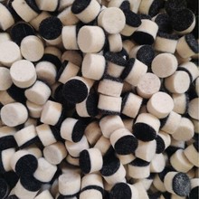 植绒羊毛轮自粘细羊毛磨片大理石材玻璃不锈钢镜面抛光轮羊毛毡垫