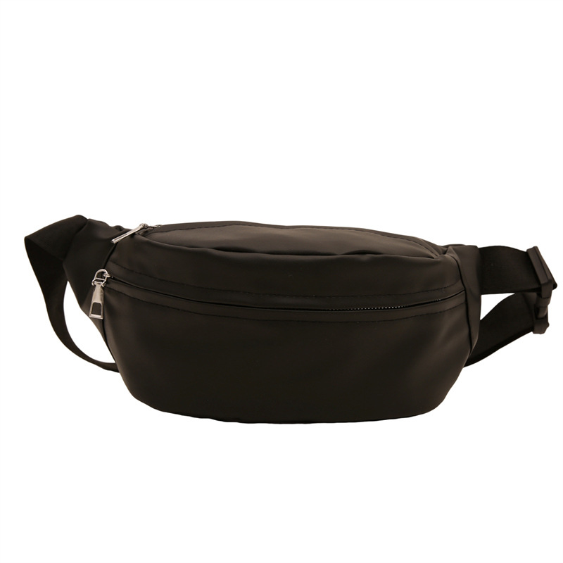 Bolsa de pecho de invierno nuevo estilo estilo coreano moda deportiva estilo occidental cremallera cintura de mujer correa de hombro ancha multicompartimento ins bandolera