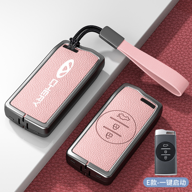 E 유형 핑크 아연 합금 쉘 + 핸드 스트랩