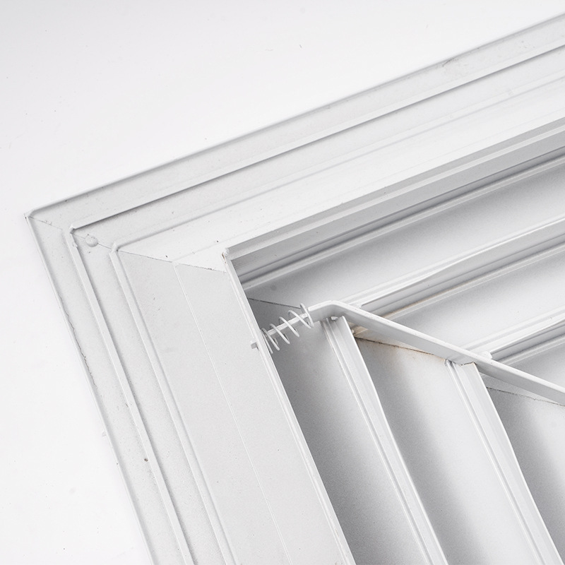 盈安中央空調極簡出風口鋁合金方形散流器吊頂檢修通風口百葉風口