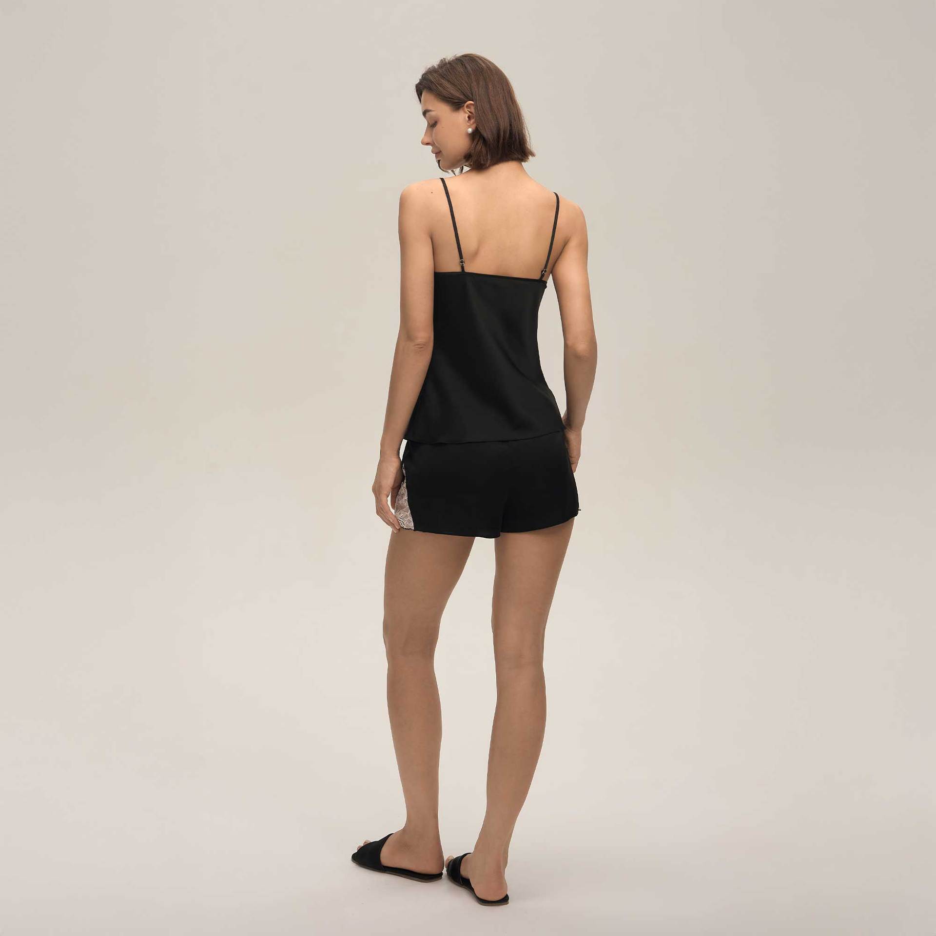 Nuevo Amazon Europa y Estados Unidos nuevos pantalones cortos de cordón de encaje transfronterizos DT3929 ropa casera para mujeres