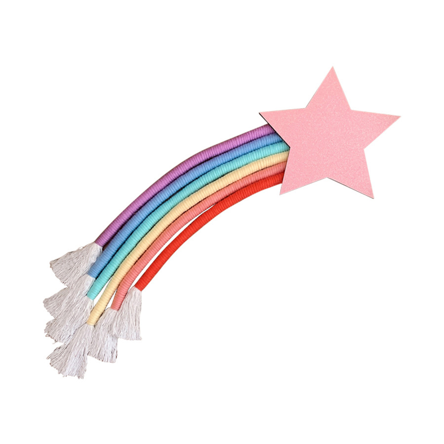 ins Decorative Nordic Rainbow Tapestries Rainbow Home Decorations Woven Hanging Tassel Decorative Wall Hanging Wall Decorations