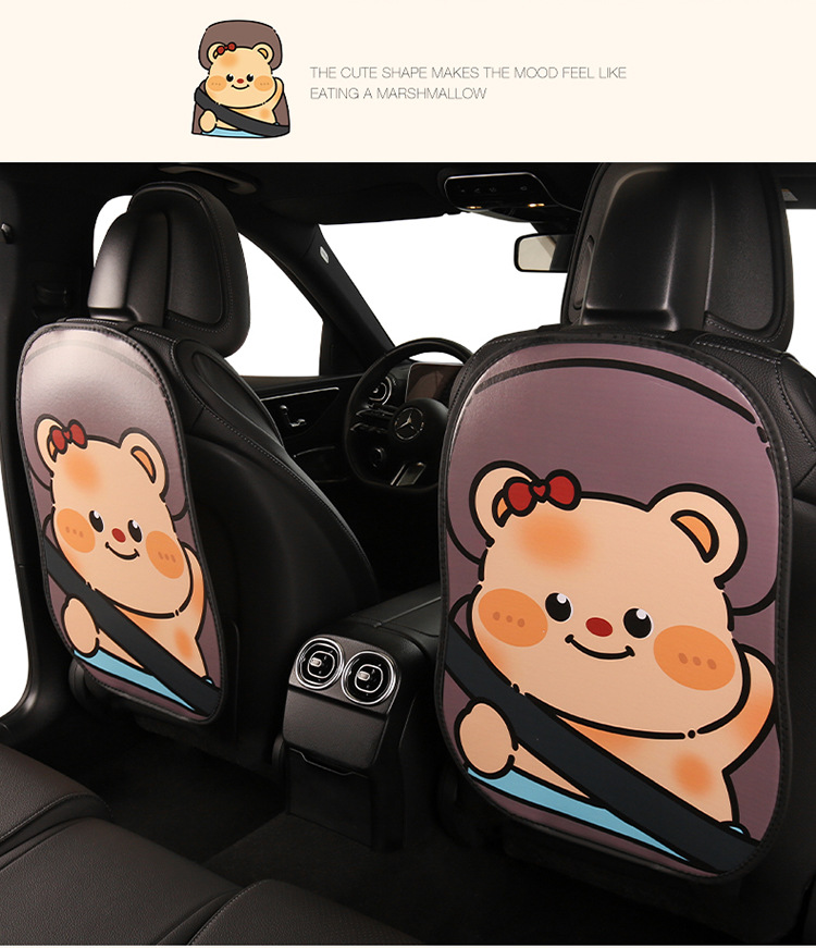 Car seat back anti-kick pad rear universal child dirt-resistant car rear seat protective pad protective pad storage female