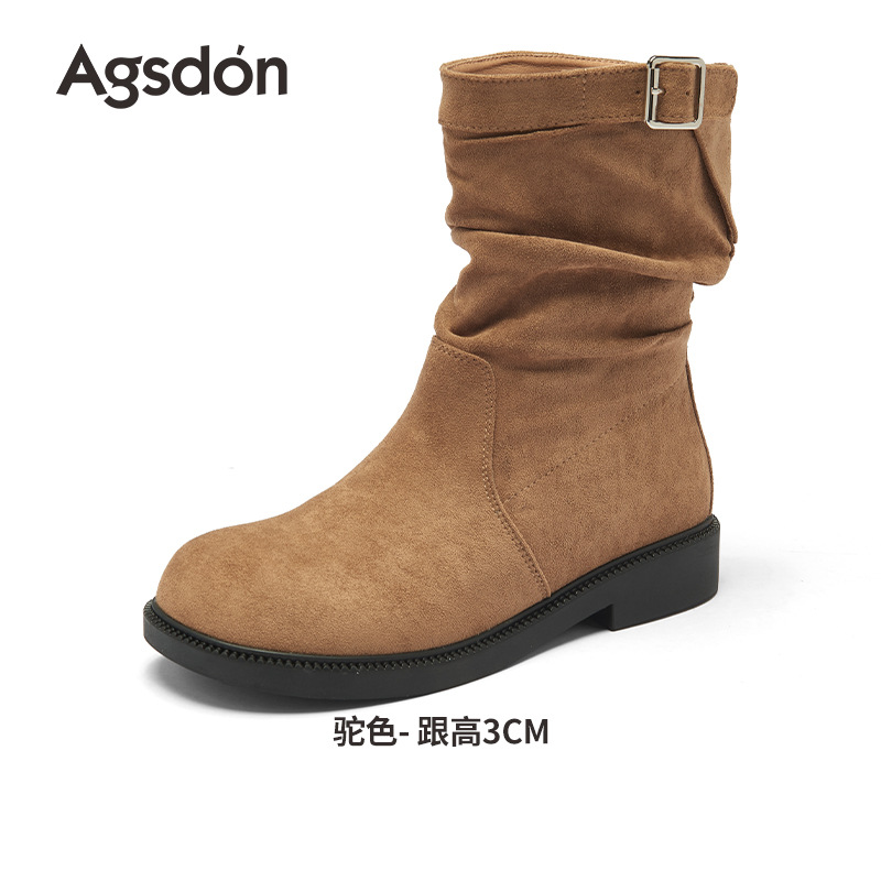 Antiguo león Dengmeillard Martin botas para mujeres 2026 nuevo otoño botas de pila retro botas de estilo de tierra botas de moda