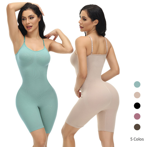 European and American body-shaping girdle, stomach-cinching sexy shaping Amazon clothing, high elasticity seamless body slimming garment