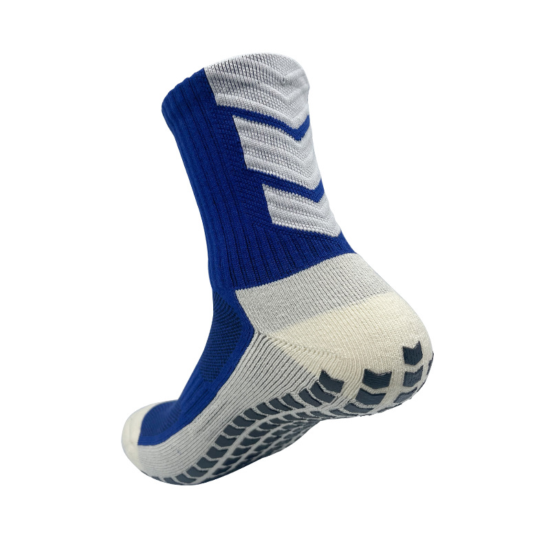 Calcetines de fútbol de dispensación antideslizantes transfronterizos Calcetines deportivos de entrenamiento de fútbol de fondo de toalla engrosada para hombres Calcetines deportivos transpirables que absorben el sudor