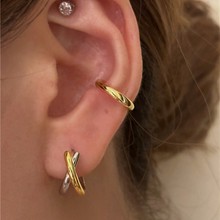 爆款秋冬新款不掉色高级感耳饰不规则耳扣女韩版东大门简约风小众