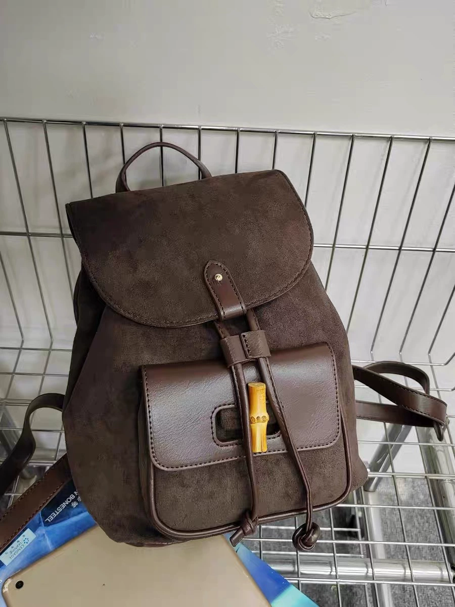 Demi-season matte backpack, one-shoulder bag