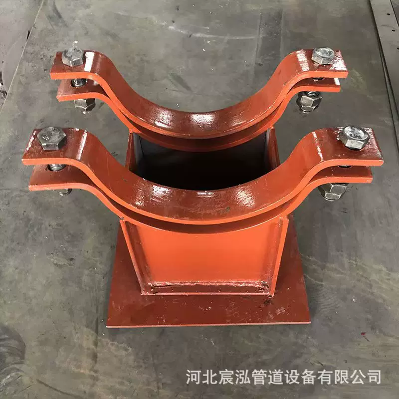 批发管道支座镀锌管托滑动导向保温保冷管托焊接式丁字固定管托