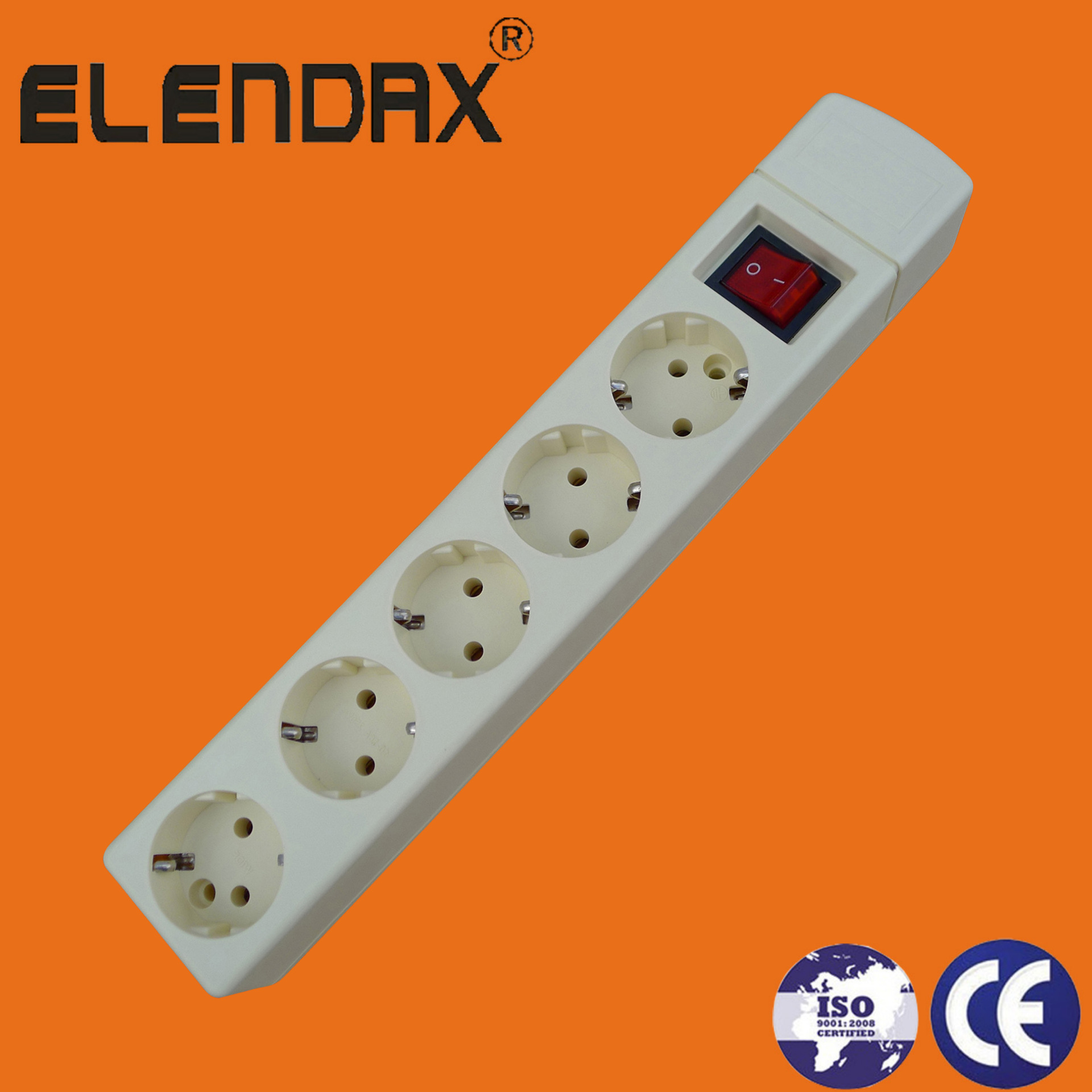 供应新款可拆卸可接线带接地欧式移动插座（E9005ES）