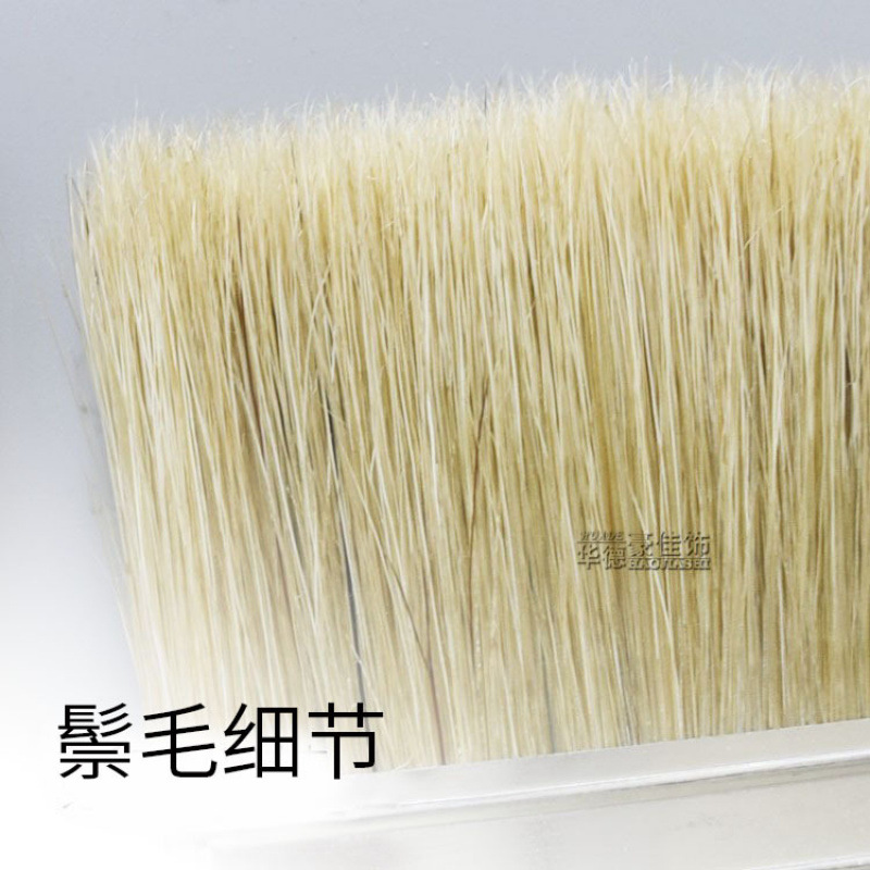 Cepillo de codo Cepillo de mango curvo Cepillo de cerda de cerdo Cepillo de mango largo Cepillo de pintura Cepillo de barrido de cabello marrón marino Cepillo de raso Cepillo de máquina industrial