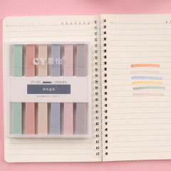 Lightly Salted Morandi Color Fluorescent Color Highlighters, Lightly Sweet High-Quality Appearance Study Stationery Wholesale