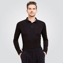 国标舞服男士练功舞蹈服上衣摩登舞服拉丁舞服形体训练服装