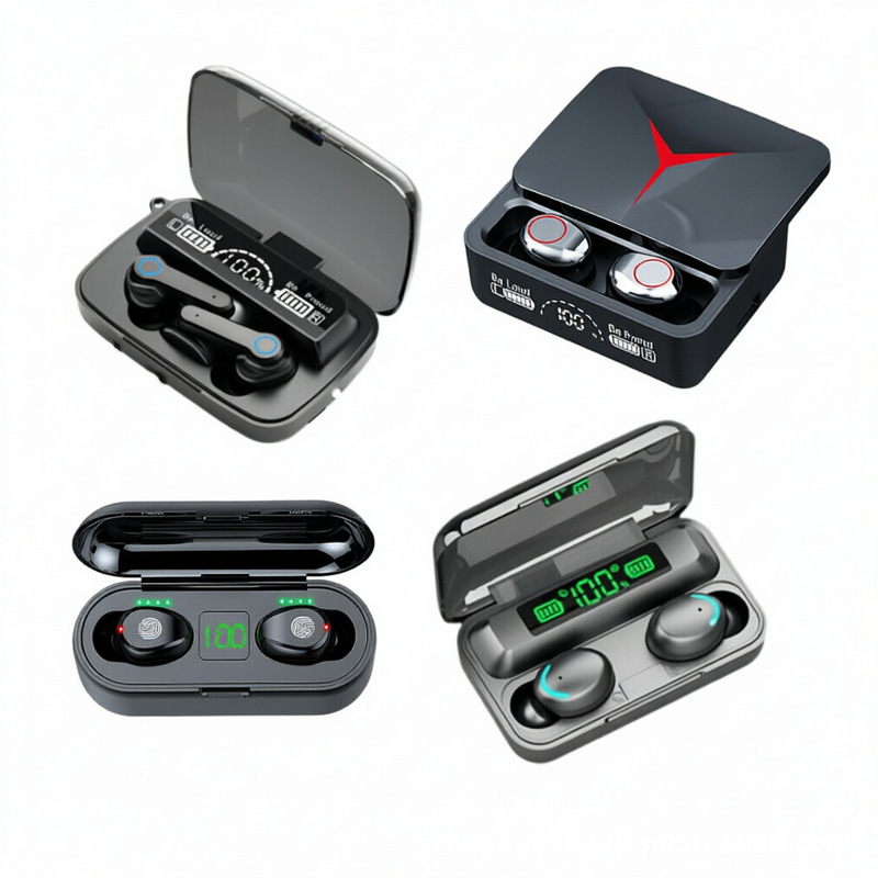 Cross-border bestseller M10 Bluetooth earphones, in-ear wireless touch noise reduction, ultra-long battery life, digital display F9-5c earphones