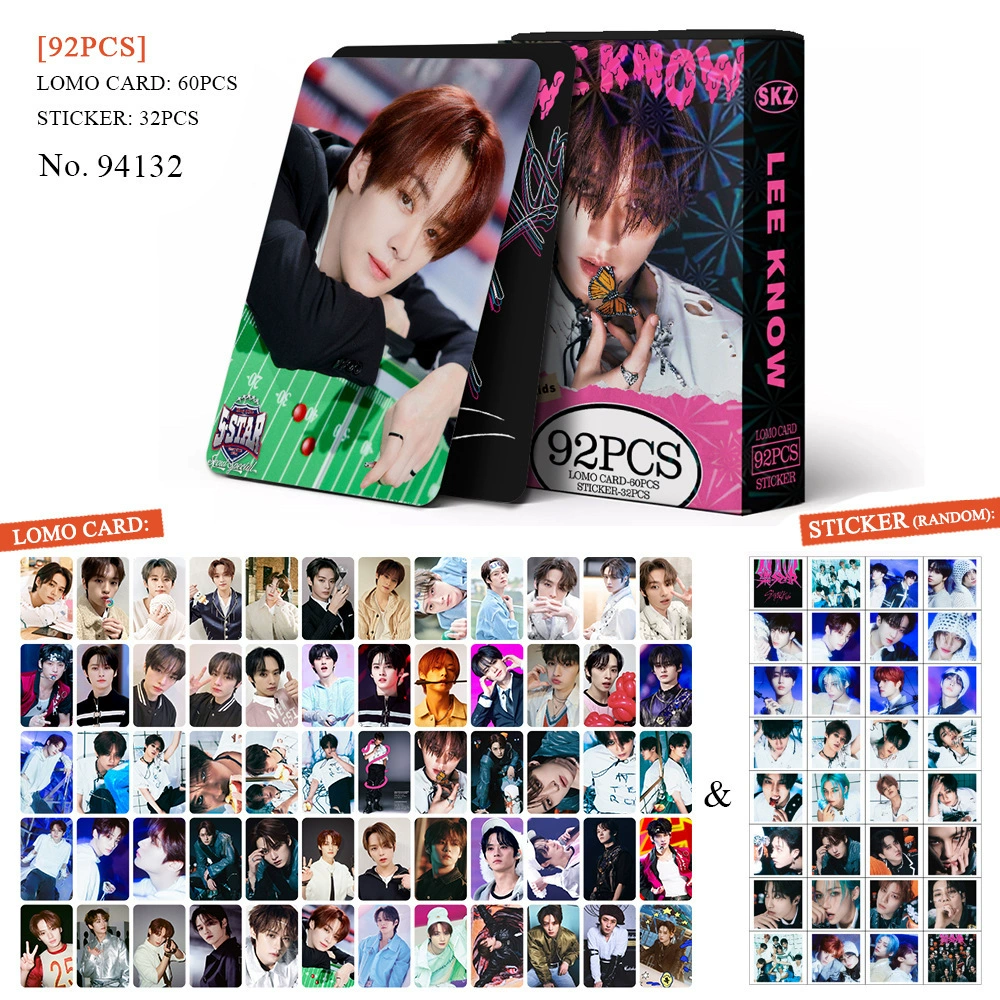 Набор 92 карточки с фото, BTS BPSKTWICE, двусторонние LOMO-карточки, фабричная печать