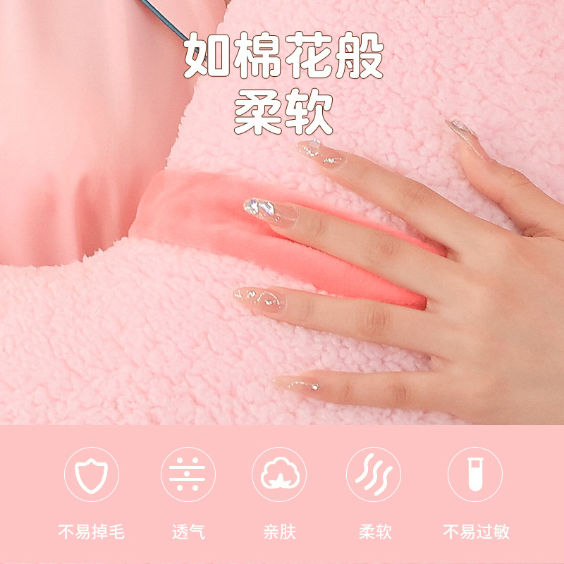 アルパカマッサージ枕、ぬいぐるみ枕マッサージャー、多機能電動頸椎・腰サポート、女の子への誕生日プレゼントギフトボックス|undefined