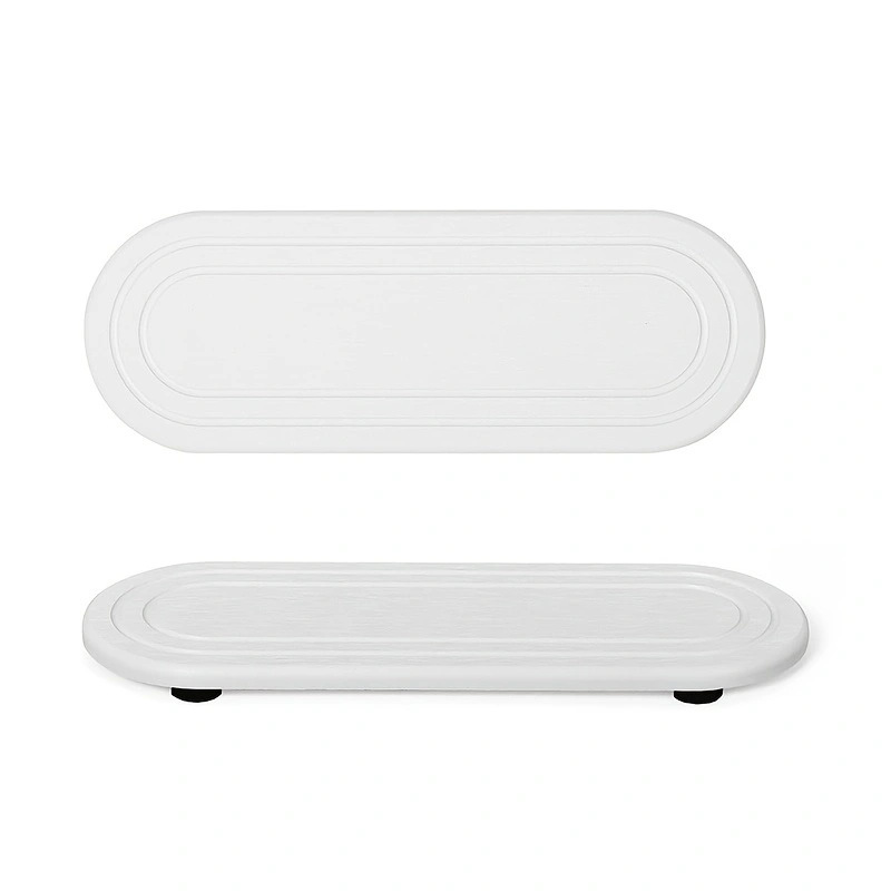 흰색 - 타원형(원형 홈 2개)