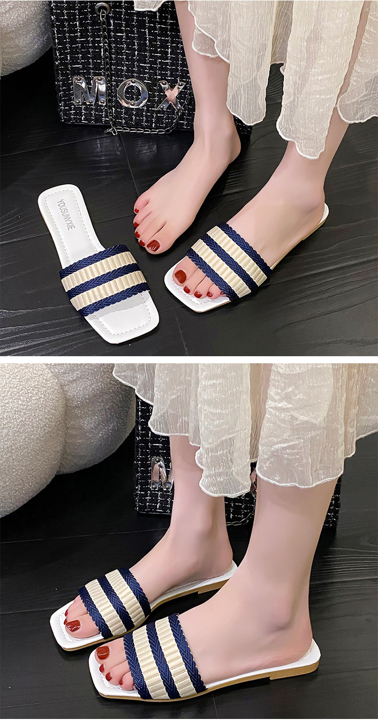 Women's Basic Color Block Open Toe Casual Sandals display picture 4