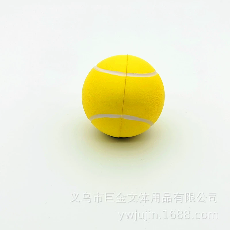 Полиуретановая бомбочка для ванны, игрушка для тенниса, подарок на день рождения, антистресс, 6,3 см