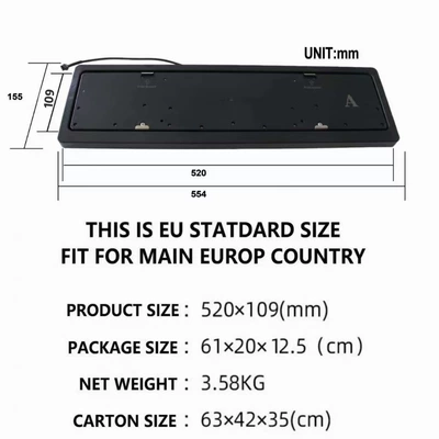 license plate holder for Russia and – License plate holder/license plate holder