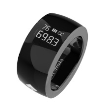 跨境热卖SQ668智能戒指 蓝牙指环电子计数器 时间提醒 smart ring