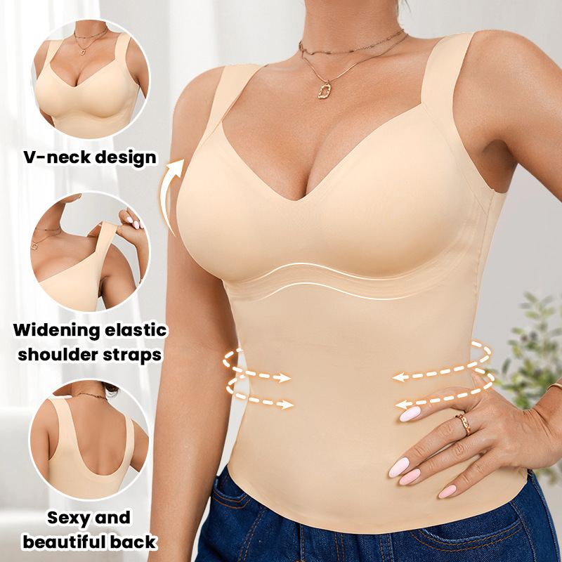 Cross-Border Foreign Trade Shapewear Top for European and American Women, Tight-Fitting Corset Top, Tummy Control Waist Cincher Vest Top Cross-Border Foreign Trade Shapewear Top for European and American Women, Tight-Fitting Corset Top, Tummy Control Waist Cincher Vest Top