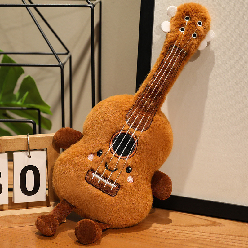 国境を越えた模擬楽器枕ぬいぐるみ楽しいピアノスネアドラムギターピパ枕人形ドロップシッピング|undefined
