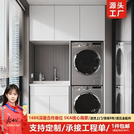 浴室柜;浴室镜;洗衣机组合柜