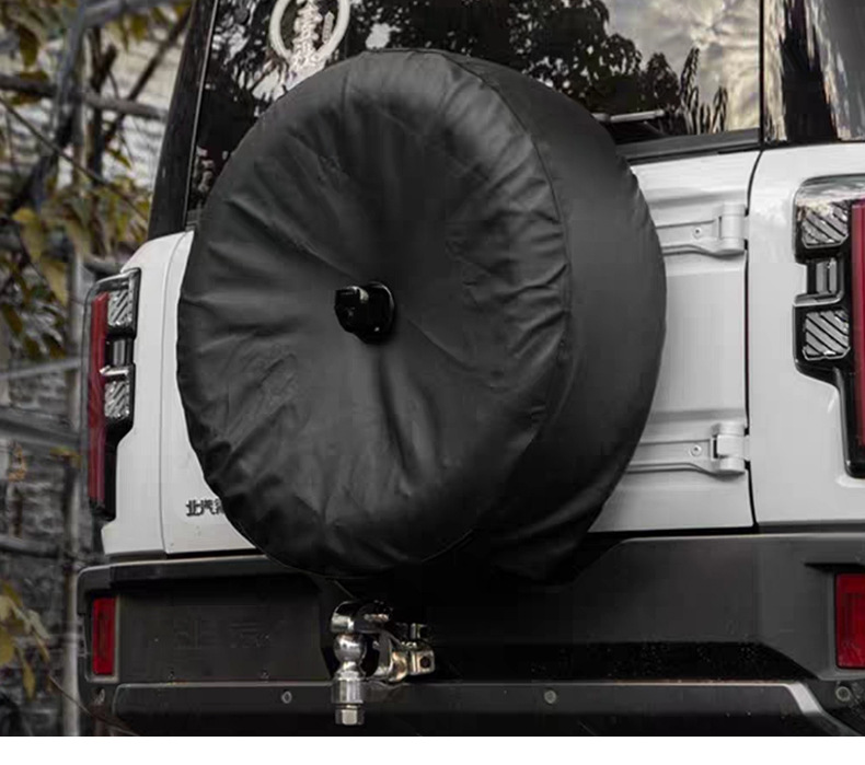 Bj40E Extended Range Magic Core Special Leather Spare Tire Cover Rear Tailgate Spare Tire Cover Spare Tire Waterproof and Dustproof Cover