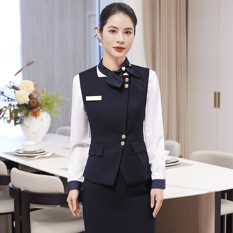 2025 new Busalong busalong Korean version of the business women's vest vest work clothing wholesale 247