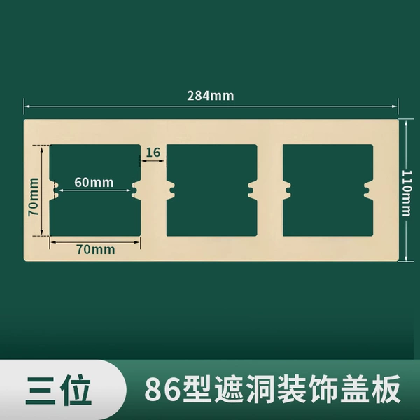Three 86 -type gold color