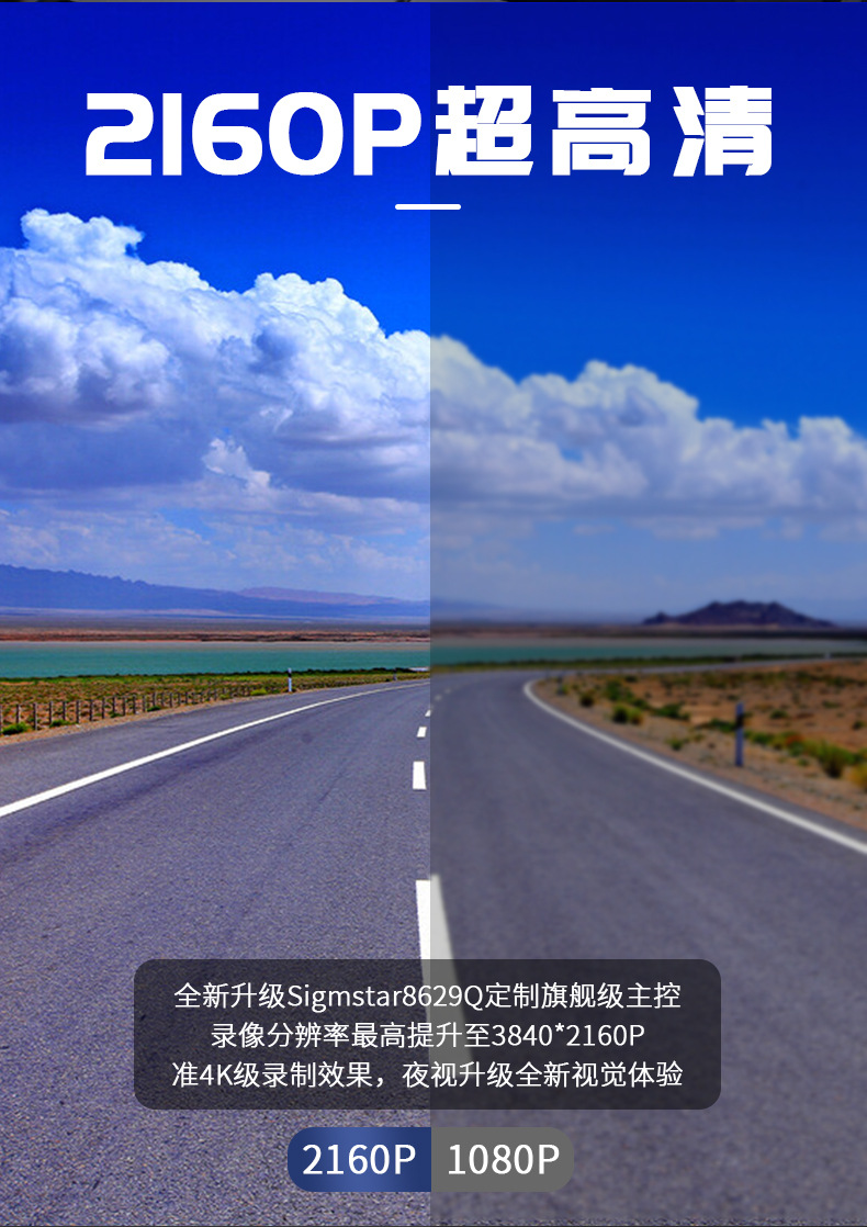 Audi A3/A4/A5/A6L/A8/Q2/Q7/Q5/RS7/S5 original special 4K driving recorder