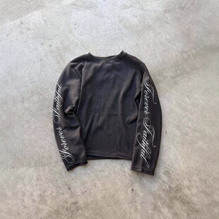 y2k�¿�A�I���^����ĸӡ������ʽ������ʽVintage���eT��Ů���l