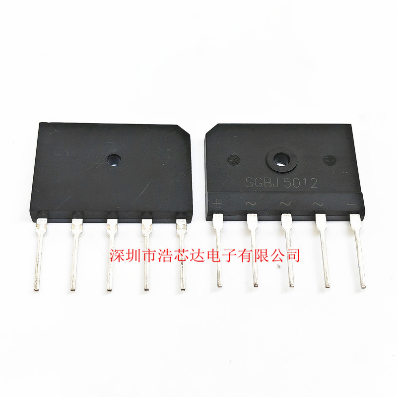 全新 SGBJ5012  50A 1200V 三相整流桥 5脚直插扁桥